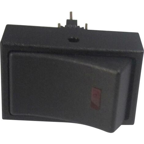 Interrupteur à bascule pour l'automobile TRU COMPONENTS TC-R13-207L-SQ RED 12V/DC 1587813 12 V/DC 20 A 1 x Off/On à accrochage 1 pc(s) S646921