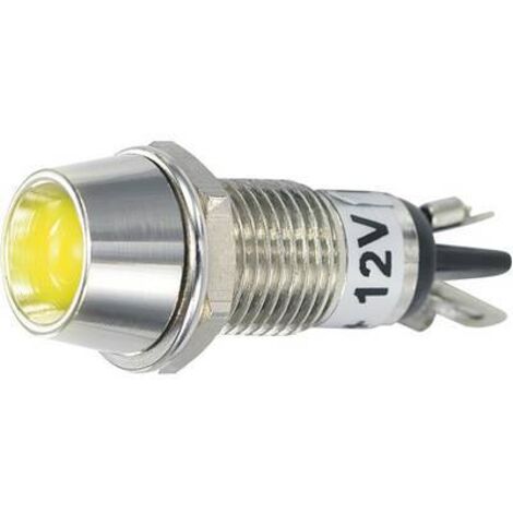 TRU COMPONENTS TC-R9-115L 12 V jaune Voyant de signalisation LED jaune 12 V/DC S640311