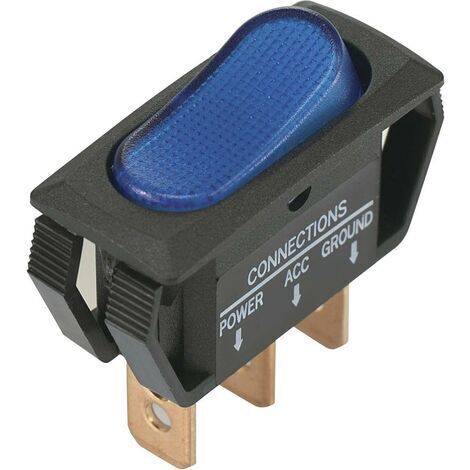 Interrupteur à bascule TRU COMPONENTS TC-R13-242B2 1588023 12 V/DC 25 A 1 x Off/On à accrochage 1 pc(s) S667521