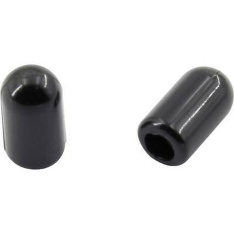 Bouchon d'extrémité non rétractable TRU COMPONENTS TC-EP-0408203 1592740 noir 100 pc(s) S054171 (1/2)