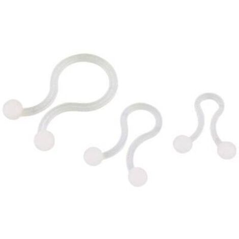 ATTACHE OMÉGA POUR PLAGE DE Ø: 21.30 MM (MAX) TRU COMPONENTS TC-TT24-20203 1593083 NATUREL 20 PC(S) (1/2)