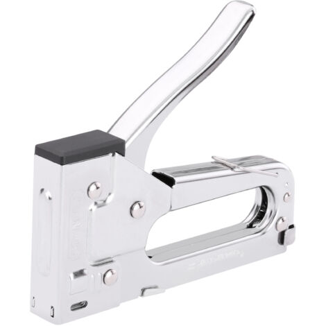 Stanley – Agrafeuse manuelle TR45 – Longueur agrafes 6 à 14 mm – Poignée ergonomique – Chargement rapide – Pour bois dur et teck - 6-TR45