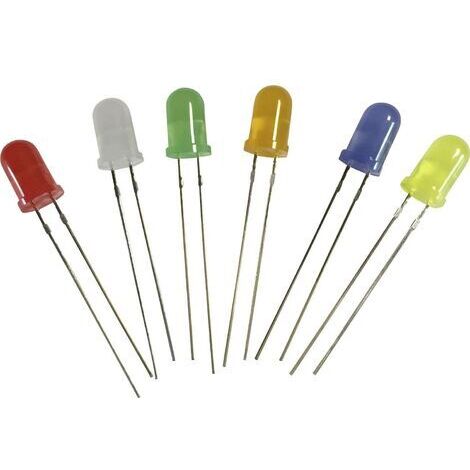 Thomsen LED-5-BL-2,4-BL-150 LED bleu rond 5 mm 150 mcd 130 ° 3.3 V X721351 (1/3)