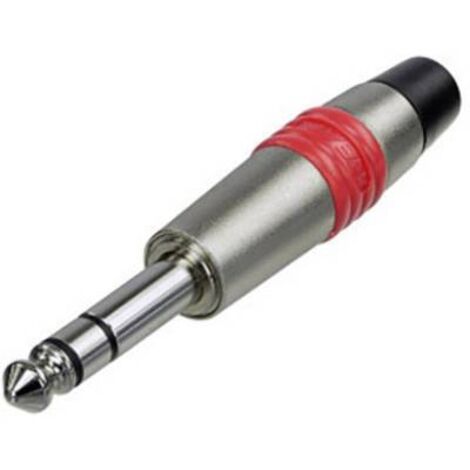 Jack 6.35 mm mâle, droit Rean AV NYS228C-4-CON Nombre de pôles: 3 stéréo argent, jaune 1 pc(s) X968351 (1/2)