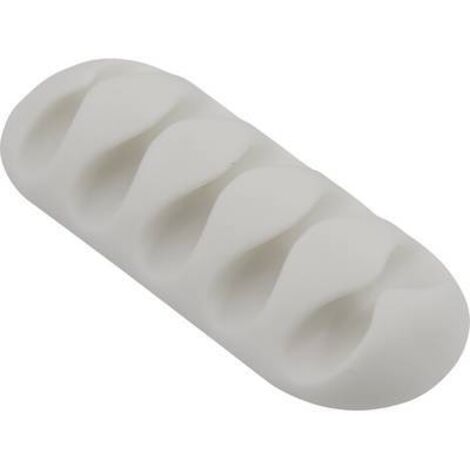 TRU COMPONENTS Support de câble autocollant TC-6646540 Plage de Ø du faisceau 8 mm (max) blanc 1 pc(s) X898231 (1/2)