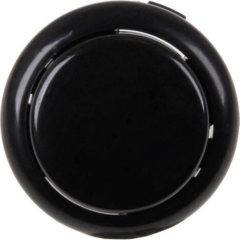 Bouton d'arcade avec micro-interrupteur Joy-it Button-Black-Mini noir 1 pc(s) X833611 (1/4)