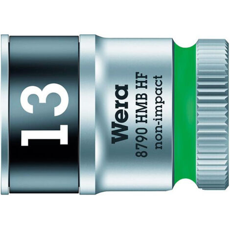Douille hexagonal 3/8 13mm avec fonction de maintien Wera (1/5)