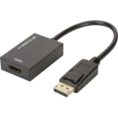Digitus AK-340415-002-S DisplayPort / HDMI Adaptateur [1x DisplayPort mâle - 1x HDMI femelle] noir 4 (1/5)
