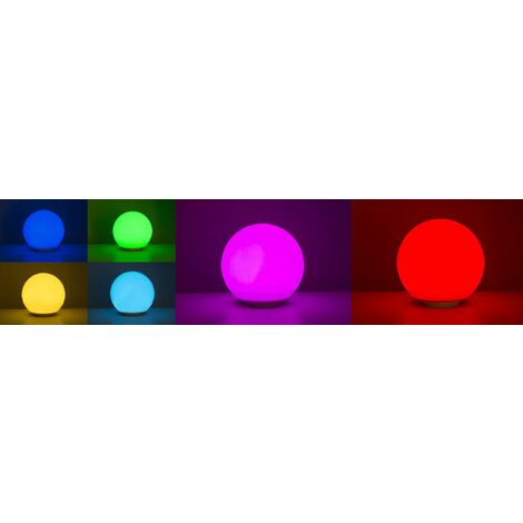 Heitronic 37234 Globo Lampe décorative solaire boule solaire LED LED intégrée 0.4 W blanc (1/4)