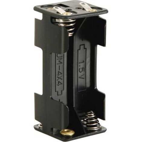 Velleman BH443D Support de pile 4x LR3 (AAA) raccordement à souder (L x l x H) 53 x 27 x 25 mm D926121
