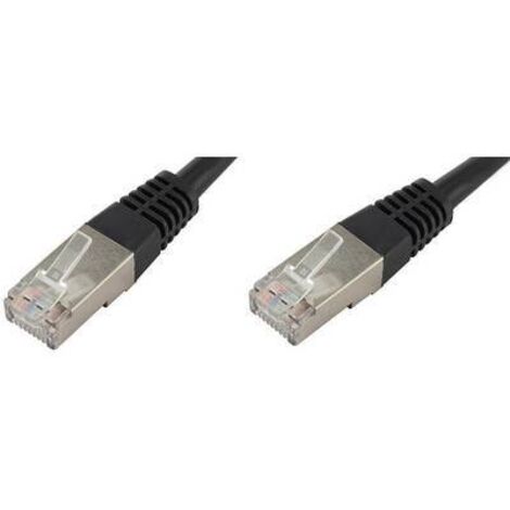 econ connect F6TP1SW RJ45 Câble réseau, câble patch CAT 6 S/FTP 1.00 m noir paire blindée 1 pc(s) C686711 (1/2)