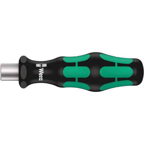 Wera – Porte-embout de visseuse 1/4" x 78 mm – Manche Kraftform Plus ergonomique – Transmission de couple élevée – Pour embouts 6 pans extérieurs