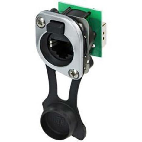 Neutrik ECON NE8FDP-TOP - etherCON RJ45 Femelle de traversée TOP Neutrik NE8FDP-TOP RJ45 embase feme (1/2)