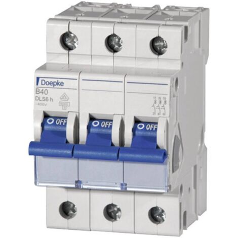 Doepke 09914113 DLS6H B16A 3polig 6KA Disjoncteur 3 pôles 16 A 230 V, 400 V Q282342 (1/4)