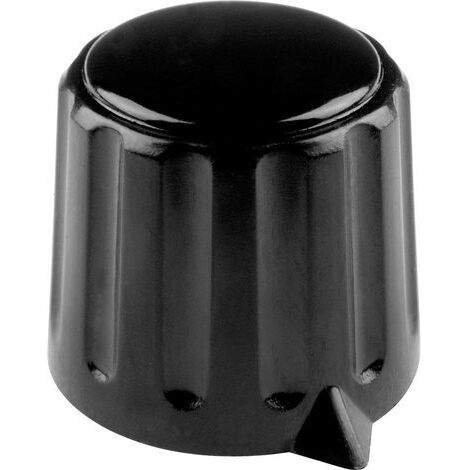 Tête de bouton rotatif Mentor 4311.6133 noir (Ø x H) 20 mm x 17 mm 1 pc(s) Q851892 (1/3)
