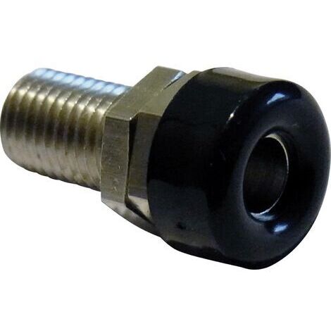 Douille banane 734365 Schnepp Ø de la broche: 4 mm Schnepp 734365 noir 1 pc(s) D21283 (1/3)