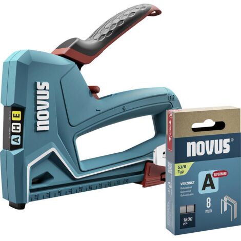 Novus Tools 030-0461 Agrafeuse manuelle pour type d'agrafe Type 37, Type 53 Longueur de l'agrafe 6 - (1/2)
