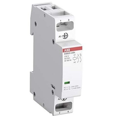 Contacteur modulaire ESBN 20A 1NO 1NF 230VAC/DC 1SBE121111R0611 ABB H300538
