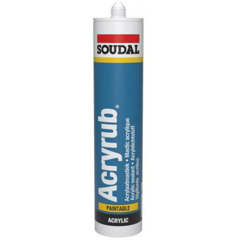 Soudal ACRYRUB PRO W Acrylique Couleur gris 9204 310 ml V739611