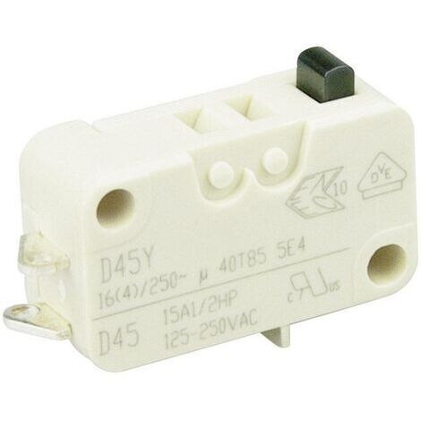 ZF D453-B8AA Microrupteur D453-B8AA 250 V/AC 16 A 1 x On/(On) à rappel 1 pc(s) D75440