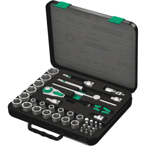 Set di attrezzi con cricchetto Wera 8100 SC 4 Zyklop Speed (1/5)