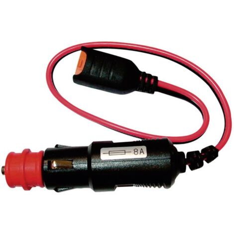 Cordon Comfort Connect Cig Plug 12V – Adaptateur allume-cigare pour chargeurs CTEK jusqu'à 8A – Étanchéité IP65 – Longueur 400mm
