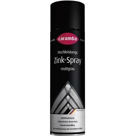 Zinc en spray gris mat 500 ml Caramba 60388505 (1/5)