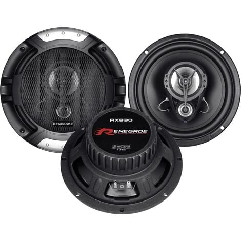 Renegade RX830 Haut-parleur triaxial 3 voies à encastrer 300 W Contenu: 1 pc(s) Q779132