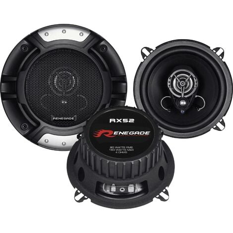 Renegade RX52 Haut-parleur coaxial 2 voies à encastrer 160 W Contenu: 1 paire(s) Q779152