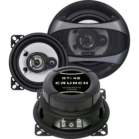 Crunch GTI-42 Haut-parleur triaxial 3 voies à encastrer 100 W Contenu: 1 paire(s) S485321