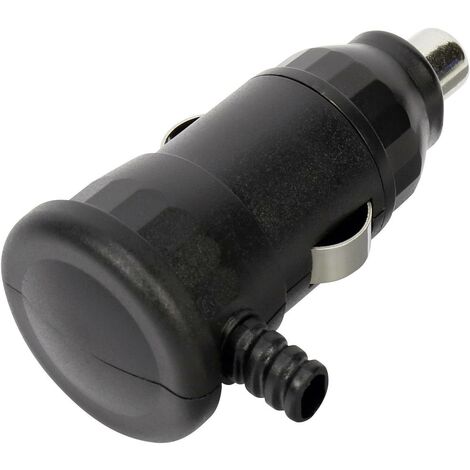 Tru Components – Fiche allume-cigare 8A – Adaptateur pour voiture – Charge max 8A – 1 pièce – Compatible avec prises allume-cigare standards
