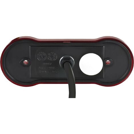 Feu de gabarit arrière rouge SecoRüt 90406 12 V, 24 V V685091