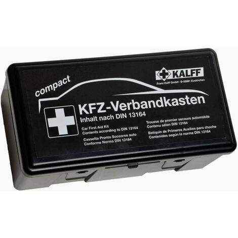 Mallette de premiers secours Kalff 23503 pour camions, pour motos, pour voitures, pour quad, pour SUV, pour camping-cars W045131