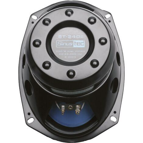 Haut-parleur coaxial 2 voies à encastrer 350 W Sinustec ST-240c Y42823