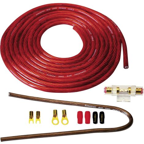 Set de connexion pour ampli HiFi auto Sinustec BCS-2500 Y46083
