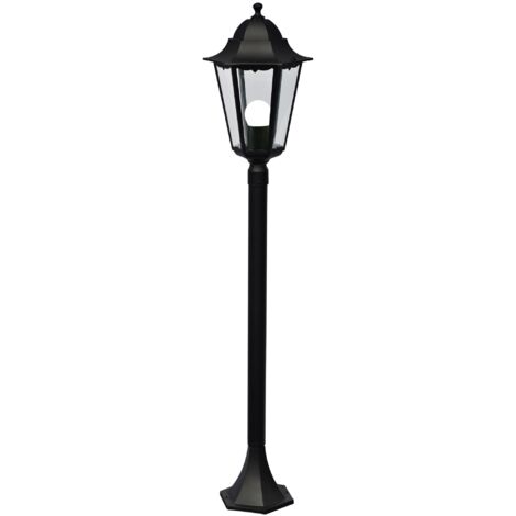 PoteletSSL CARDIFF Aluminium Noir, H.100 - IP44 - E27 /Nordlux Extérieur (1/3)
