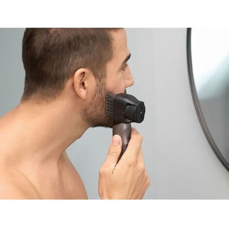 Panasonic Tondeuse à barbe, Tondeuse à cheveux, Tondeuse corps lavable argent, noir (1/3)