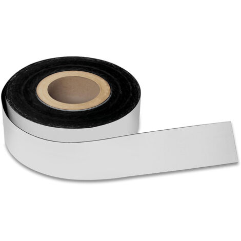 magnetoplan Bande magnétique (L x l x H) 30 m x 25 mm x 0.6 mm blanc 1 pc(s) 51053325 (1/2)