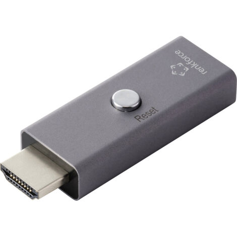 Renkforce RF-6903182 HDMI Émulateur EDID aluminium-gris 8K UHD