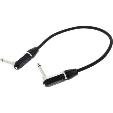 Cordon Jack [1x Jack mâle 6.35 mm - 1x Jack mâle 6.35 mm] Cordial CFI 0,6 RR noir 0.60 m (1/2)