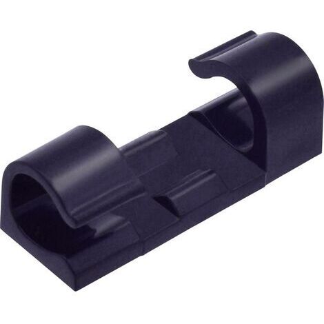 TRU COMPONENTS 93015c304r Support de câble autocollant TC-6649828 Plage de Ø du faisceau 4 à 7 mm noir 1 pc(s) X851341 (1/2)