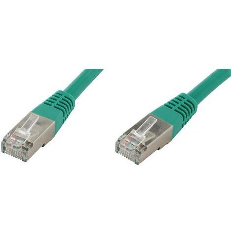 econ connect F6TP0,5GN RJ45 Câble réseau, câble patch CAT 6 S/FTP 0.50 m vert paire blindée 1 pc(s) C686781 (1/3)