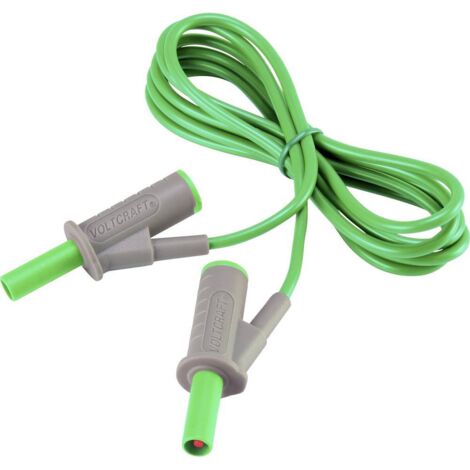 Cordon de mesure de sécurité[Banane mâle 4 mm -Banane mâle 4 mm ] Ultra flexibles 1.50 mvertMSB-50 (1/4)