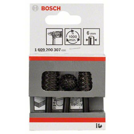 Bosch 6 pièces Ensemble de fraises au carbure (p…