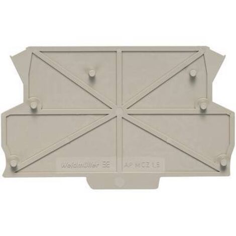 Weidmüller AP MCZ1.5 Flasque de fermeture beige 1 pc(s) S78406 (1/2)