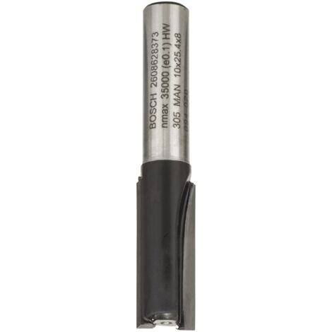 Fraise à rainurer 8 mm, D1 10 mm, L 25,4 mm, G 56 mm Bosch 2608628373
