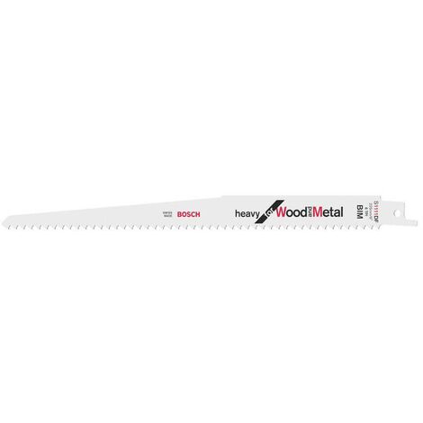 Bosch 5x lame de scie sabre S 1111 DF Heavy for Wood and Metal - 2608656261