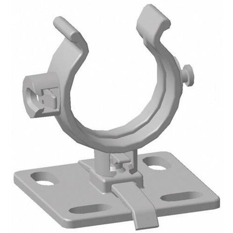 HellermannTyton 161-64002 HWClip08-HIRHS-BK-50 Support de gaine de protection noir 1 pc(s) S17528 (1/4)