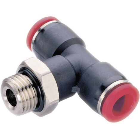 IMI NORGREN Raccord en T C02670418 Filetage extérieur: 1/8" Ø de tuyau: 4 mm 1 pc(s) S65611 (1/2)