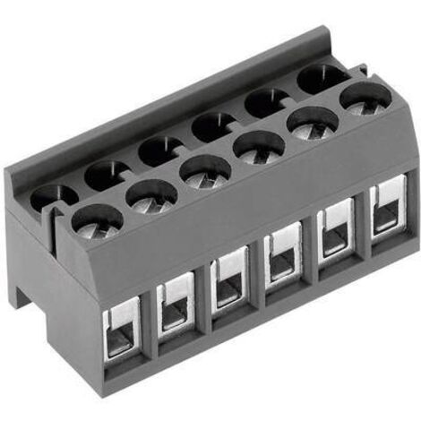 Bornier à vis PTR Hartmann AK1350/10DS-3.5 51350100001E 1.50 mm² Nombre de pôles 10 gris 1 pc(s) D25704 (1/2)